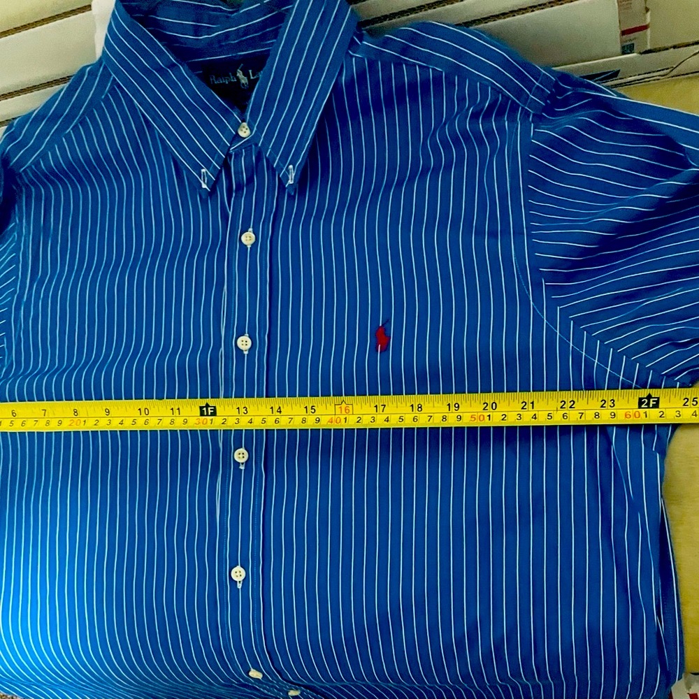 Polo by Ralph Lauren Blue Casual Button Down Shirt - Picture 10 of 11